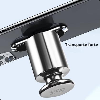 Imagem de Suporte de Painel Veicular Carro Universal 360 Metal Imã Magnético