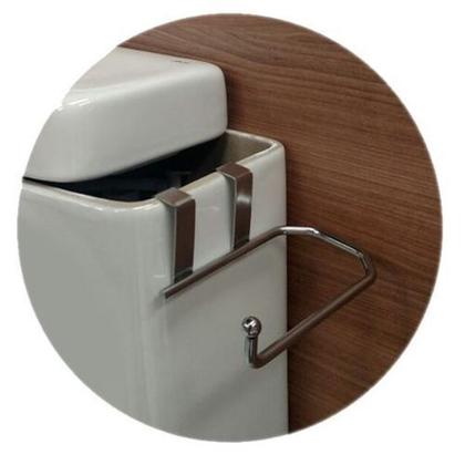 Imagem de Suporte de Papel Higiênico Para Banheiro Caixa Acoplada