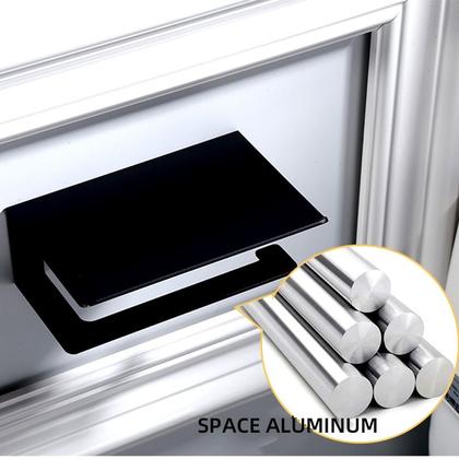 Imagem de Suporte de papel higiênico Suporte para celular Space Aluminium