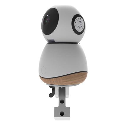 Imagem de Suporte de Parede Angulavel na Vertical Compativel com Camera Baba Eletronica I2GO Smart Wi-Fi Cam 360 e MaxiCosi CS09S - ARTBOX3D