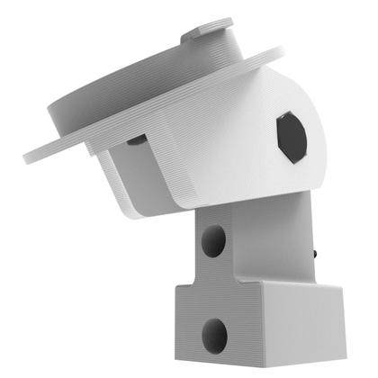 Imagem de Suporte de Parede Angulavel na Vertical Compativel com Camera Baba Eletronica I2GO Smart Wi-Fi Cam 360 e MaxiCosi CS09S - ARTBOX3D