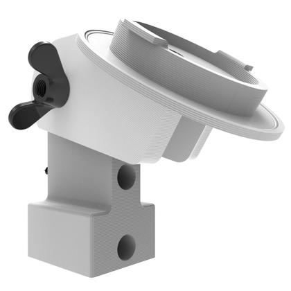 Imagem de Suporte de Parede Angulavel na Vertical Compativel com Camera Baba Eletronica I2GO Smart Wi-Fi Cam 360 e MaxiCosi CS09S - ARTBOX3D