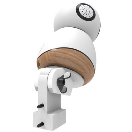 Imagem de Suporte de Parede Angulavel na Vertical Compativel com Camera Baba Eletronica I2GO Smart Wi-Fi Cam 360 e MaxiCosi CS09S - ARTBOX3D