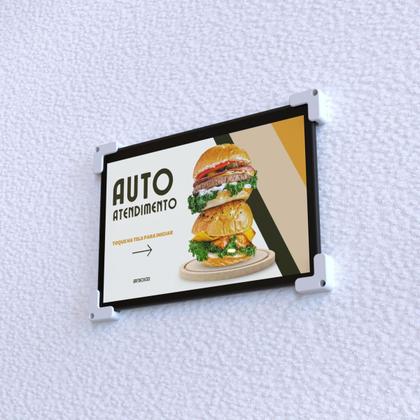 Imagem de Suporte de Parede com Trava Anti-Furto Compatível com Tablet's de até 1,5 cm Espessura