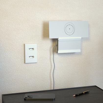 Imagem de Suporte de Parede Compatível com Modem Roteador Wi-Fi e Fonte Starlink 3ª Geração