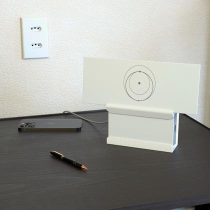 Imagem de Suporte de Parede Compatível com Modem Roteador Wi-Fi e Fonte Starlink 3ª Geração