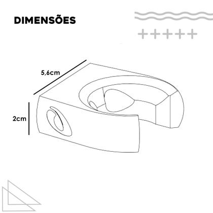 Imagem de Suporte de Parede Compatível com Taco Baseball Beisebol ABS