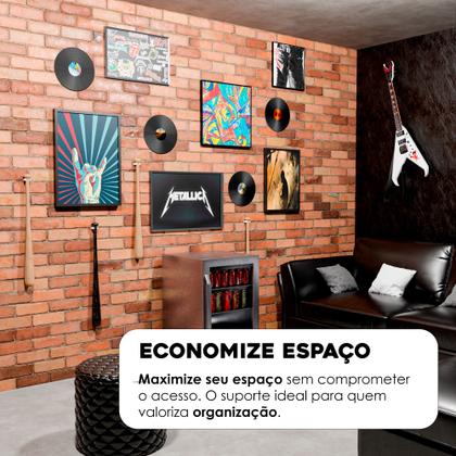 Imagem de Suporte de Parede Compatível com Taco Baseball Beisebol ABS 