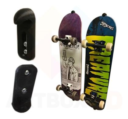 Imagem de Suporte De Parede Fixo Universal Compatível com Skate Longboard Ajustável - ARTBOX3D