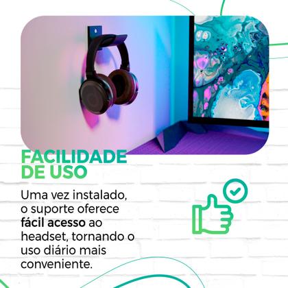 Imagem de Suporte de Parede Headset Fone de Ouvido
