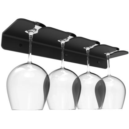 Imagem de Suporte de Parede Organizador Para até 4 Taça de Vinho Adega - ARTBOX3D