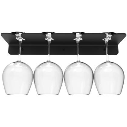 Imagem de Suporte de Parede Organizador Para até 4 Taça de Vinho Adega - ARTBOX3D