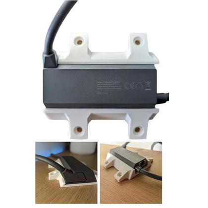 Imagem de Suporte de parede para adaptador StarLink Ethernet Branco