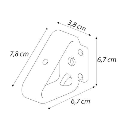 Imagem de Suporte De Parede Para Babá Eletrônica E Câmera Wifi 45