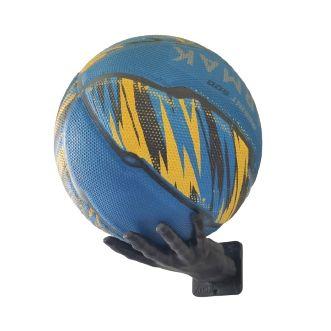 Imagem de Suporte de Parede para Bolas de Basquete  PRETO