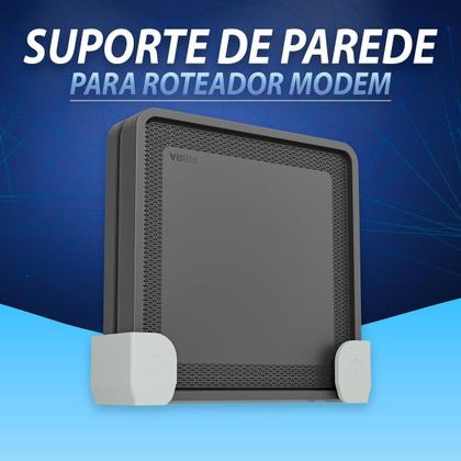 Imagem de Suporte De Parede Para Modem Roteador Vivo Fibra Organizador