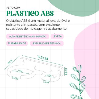 Imagem de Suporte De Parede Para Secador De Cabelo E Chapinha