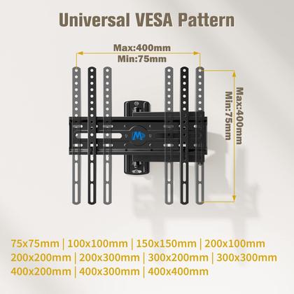 Imagem de Suporte de parede para TV com suporte giratório e inclinável Dream MD2377 26-55"