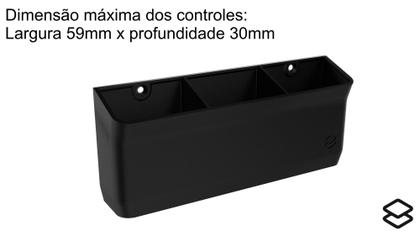 Imagem de Suporte De Parede Porta 3 Controles Remoto Ar Tv Universal