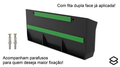 Imagem de Suporte De Parede Porta 3 Controles Remoto Ar Tv Universal