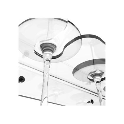 Imagem de Suporte de parede porta 4 Taças Acrílico Transparente