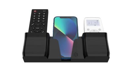 Imagem de Suporte De Parede Porta Celular E Controle Remoto Universal