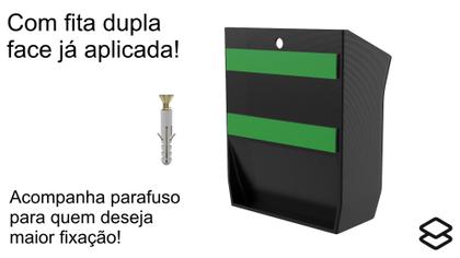 Imagem de Suporte De Parede Porta Controle Ar Condicionado Universal