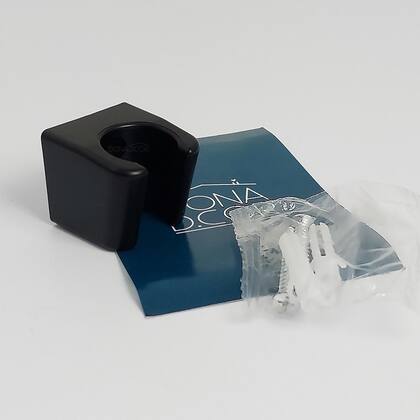 Imagem de Suporte de Parede Preto Fosco ABS para Gatilho de Ducha Higienica Fixador Para Pistola Esguicho De Chuveirinho Bidê Banheiro