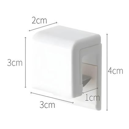 Imagem de Suporte De Parede Sem Furos Para Escovas De Dente E Pasta De Dente, Organizador De Acessórios Para