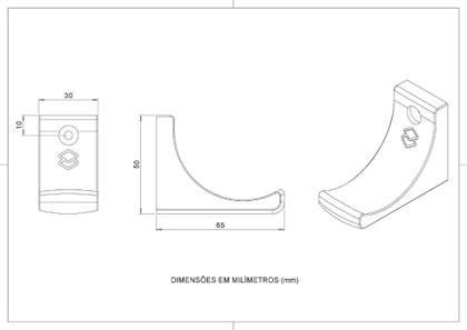Imagem de Suporte De Parede Universal Skate E Longboard Vertical