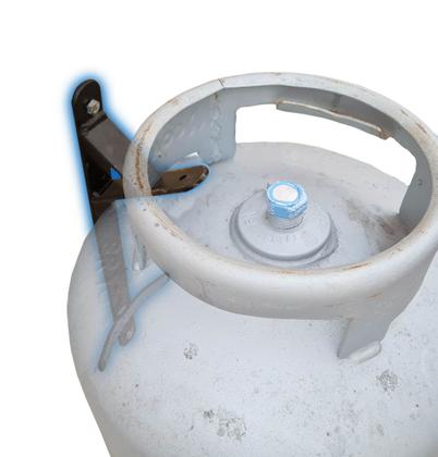Imagem de Suporte De Parede Vertical Para Botijão De Gás - Anti Furto