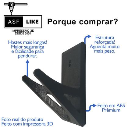 Imagem de Suporte De Parede Vertical Universal Skate E Longboard