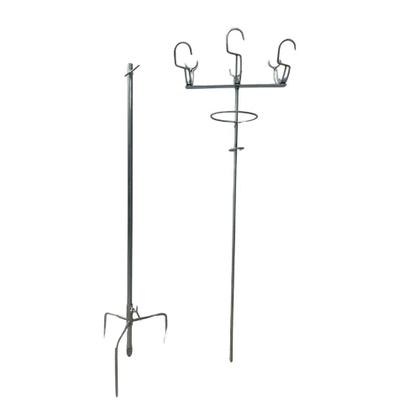 Imagem de Suporte De Pesca Dentro Dágua P/ 3 Varas C/ Base Porta Isca