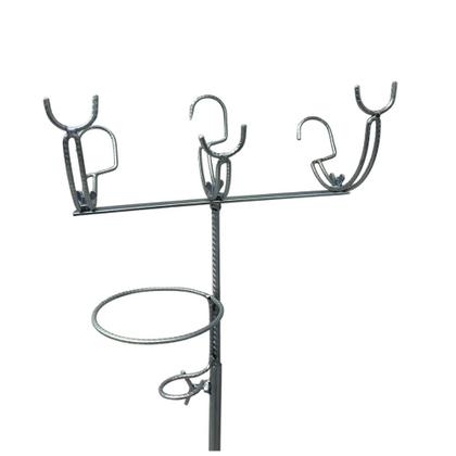 Imagem de Suporte De Pesca Dentro Dágua P/ 3 Varas C/ Base Porta Isca