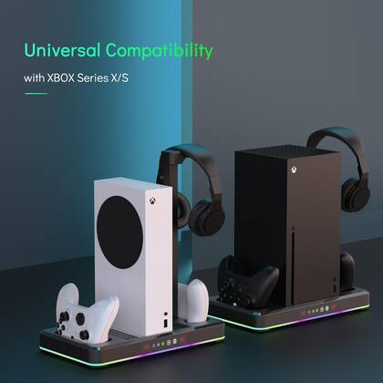 Imagem de Suporte de refrigeração Console Xbox Series X/S com carregador e suporte