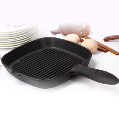 Imagem de Suporte de silicone Hot Handler Kulusion reutilizável, 6 peças, preto