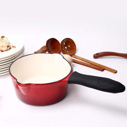 Imagem de Suporte de silicone Hot Handler Kulusion reutilizável, 6 peças, preto