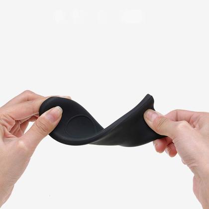 Imagem de Suporte de silicone Hot Handler Kulusion reutilizável, 6 peças, preto