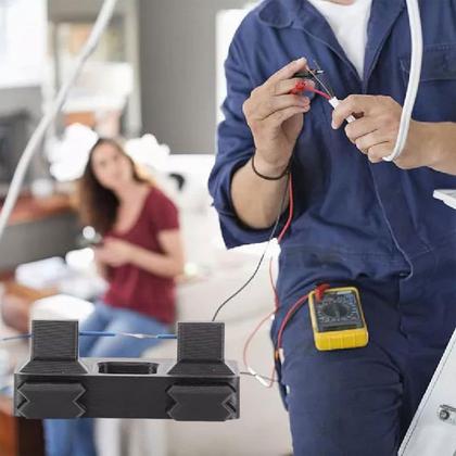 Imagem de Suporte de Solda Soldagem Fios Eletrodo Ferramenta Reparo Seguro Resistente Acessorio Portatil