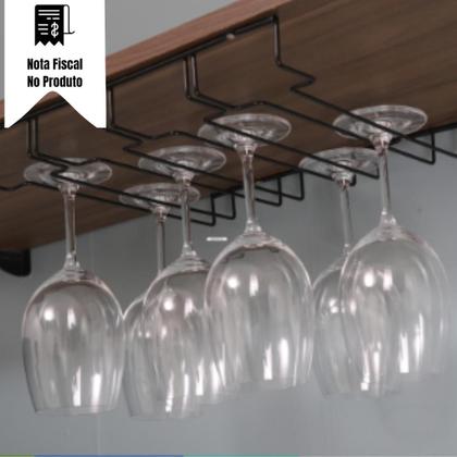 Imagem de Suporte de Taças fixo Vinho Bar Cozinha Organizador Fixo 12 Taças Elegante