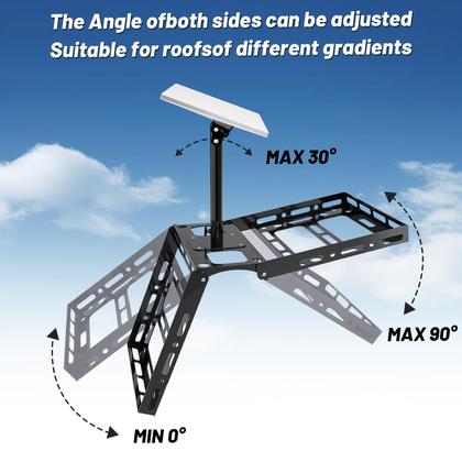 Imagem de Suporte de tejado/poste ajustável Starlink Mount Lymorexan