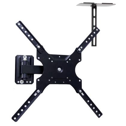Imagem de Suporte De Televisão Articulado Preto 23 a 55 Polegadas Universal LCD LED Smart TV Plasma Resistente De Aço Suporte Para DVD TV Box CS0030ASC