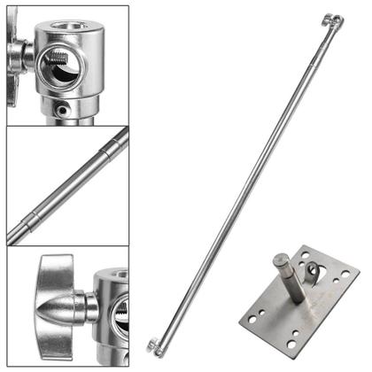 Imagem de Suporte de Teto 100cm Light Stand Inox Iluminação e Estúdio