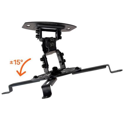 Imagem de Suporte de Teto para Projetor - Ajuste de Altura de 54 até 320mm - Preto - ELG PRO100BL