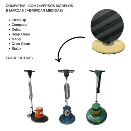 Imagem de Suporte De tiras autocolantes Para Enceradeira Stalux C/ Flange 350mm