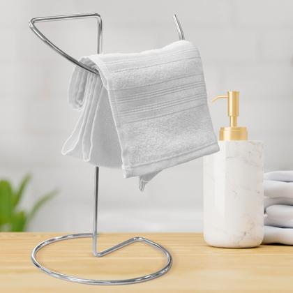 Imagem de Suporte de Toalha Meia Lua: praticidade e estilo para o seu dia a dia