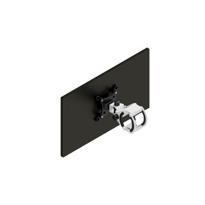 Imagem de Suporte de Tubo Monitor Tv 10 Até 32 Polegadas Articulado Cadeira Odontológica Dentista Branco