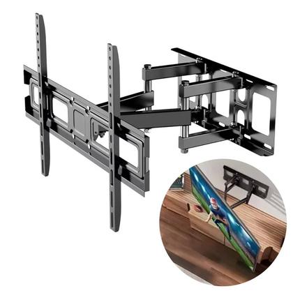 Imagem de Suporte De Tv Articulado Para Parede Painel Madeira Dry Wall Mxt 32 A 80 Polegadas