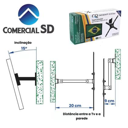 Imagem de Suporte de TV TCL FHD Smart TV S6500 43" 40" 32"