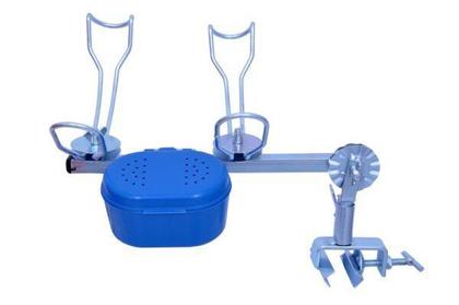 Imagem de Suporte de varas para borda de barco - capacidade para 02 varas de pesca